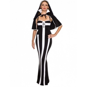 Costume nonne avec cape