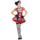 Costume harlequin le clown 