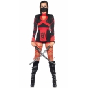 Costume combinaison short ninja