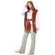 Costume Hippie avec surbottes fourrure