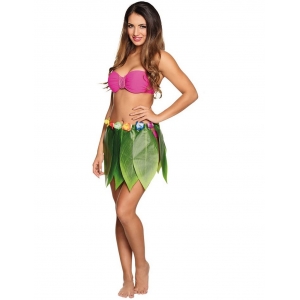 Costume jupe hawai feuille bananier