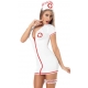 Costume Deguisement sexy l'infirmière avec jarretière