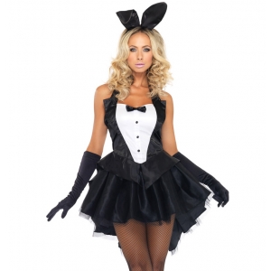 Costume lapin bunny playboy queue de pie