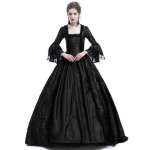 Costume Dame de la cour renaissance noir