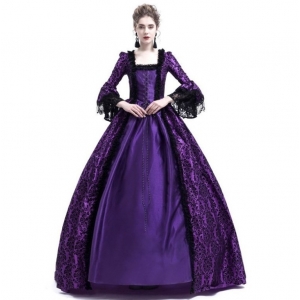 Costume Dame de la cour renaissance violet