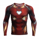 Déguisement Homme tee shirt Iron man manches courtes S à 2XL