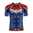 Déguisement Homme tee shirt Captain Marvel manches longues S à 2XL