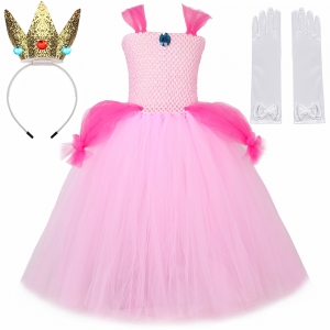 Costume Princesse Peach super mario bros pour fille