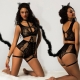 Costume le chat noir combishort sexy