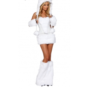 Costume Ours blanc polaire