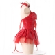 Costume diablesse rouge