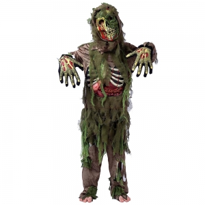Costume zombie des marais pour enfants