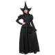 Costume sorciere noire avec chapeau