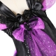Costume Fille soicère violette tutu + gants + serre tête