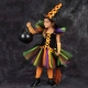 Costume Fille sorcière tutu multicolore avec balais