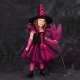 Costume Fille sorcière tutu rose avec balais