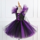 Costume Fille socricère tutu violet et 4 accessoires