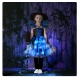 Costume Fille sorcière tutu bleu lumineux LED