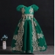 Costume pour fille robe verte Jasmine Aladdin 