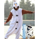 Déguisement combinaison pyjama Olaf reine des neiges