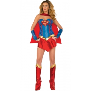 Costume superman avec couvre-bottes