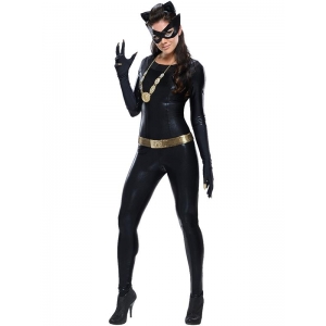 Costume sexy catwoman avec masque